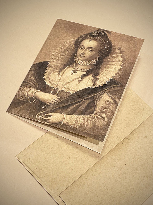 Greeting Card 'Tudor Lady'