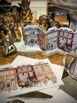 Tarjeta Calendario de Adviento 'Casas de Navidad'