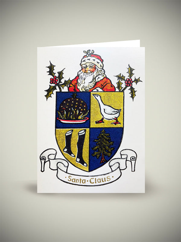 Card 'Santa Claus Coat of Arms' - British Library