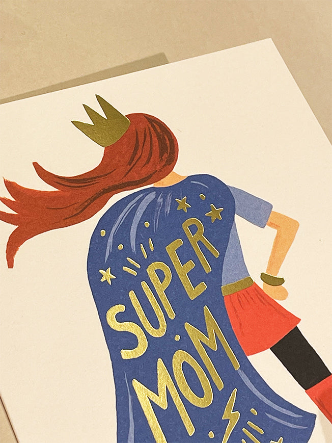 Greeting Card 'Super Mom'