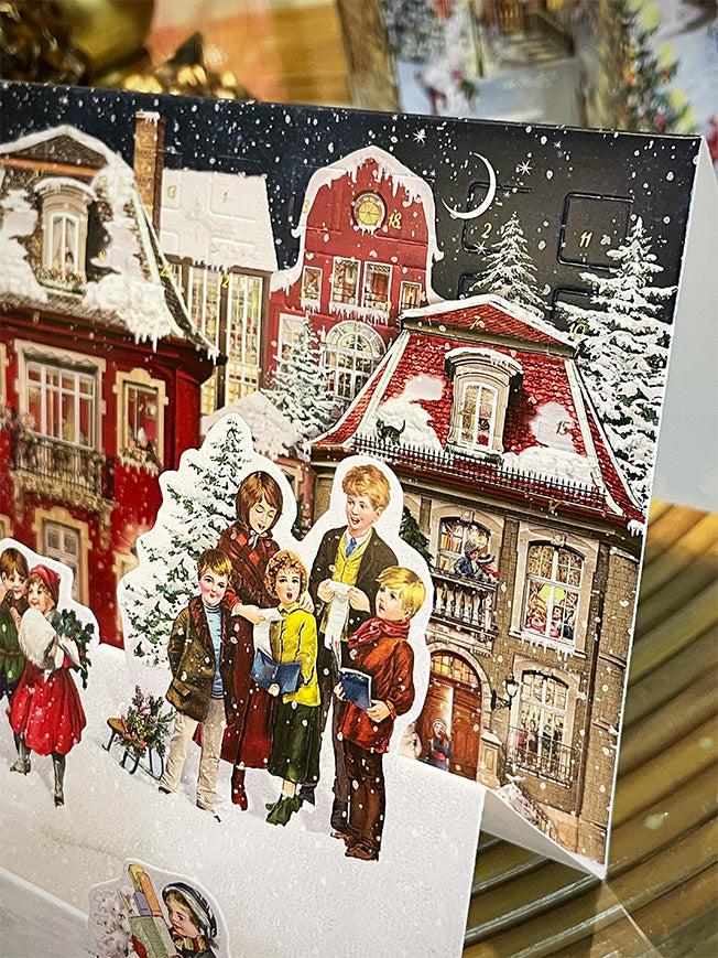 Tarjeta de Navidad y Adviento 'Paisajes de Invierno' - Casas