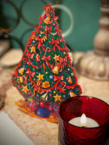 Tarjeta de Navidad 'Rocker Christmas Tree’