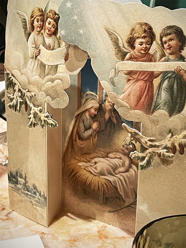 Tarjeta de Navidad 'Natividad Clásica'