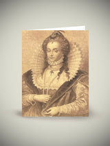 Greeting Card 'Tudor Lady'