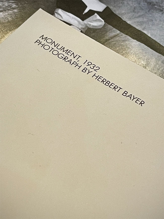 Postal 'Monument' - Herbert Bayer, 1932