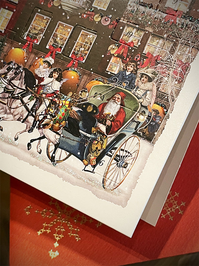 Tarjeta Calendario de Adviento 'Casas de Navidad'