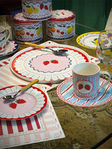 Plato de Postre de Porcelana 'Fruit Mania' Fresas