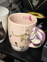 Taza de Porcelana ‘I Love Cats & Dogs' - Gatos
