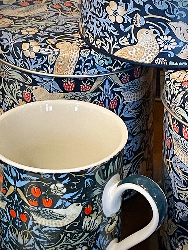 Juego de Taza e Infusor 'Strawberry Thief' - William Morris