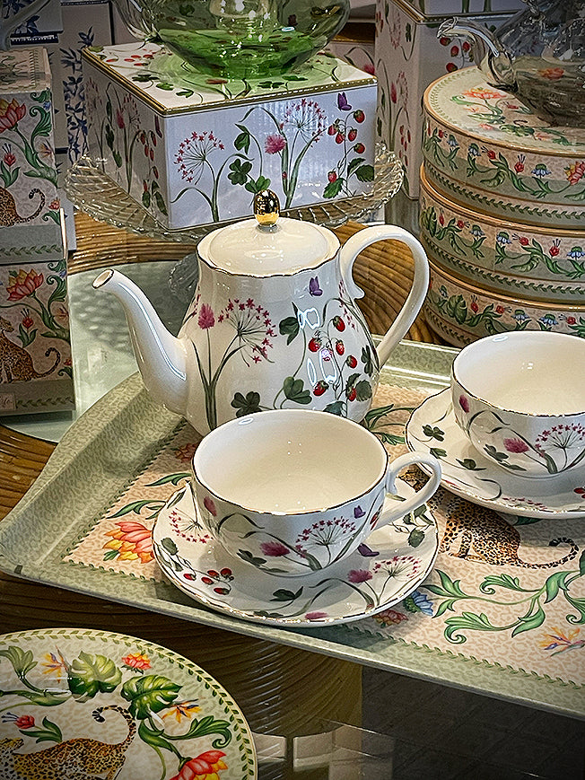 'En Plein Air' Porcelain Teapot - 800 ml