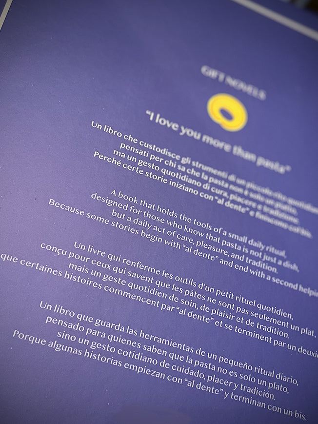 Gift Novels 3-Piece Pasta Set - I Love You More Than Pasta