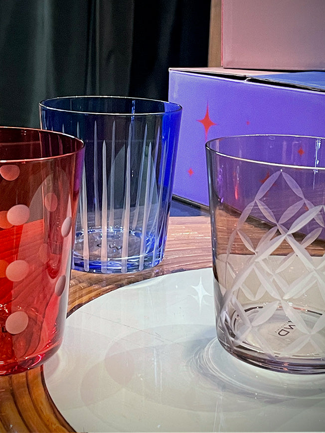 Juego de 4 Vasos de Colores 'Anversa II' - 300 ml