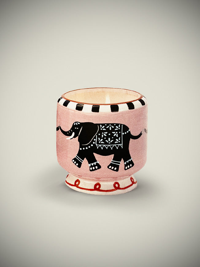 Vela A Dopo 'Tobacco Vanilla' - Diseño Elefantes 8oz - Edición Limitada