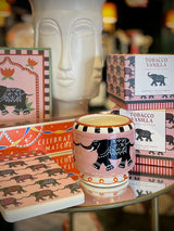 Vela A Dopo 'Tobacco Vanilla' - Diseño Elefantes 8oz - Edición Limitada