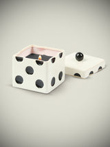 Vela Aromática 'Lucky Dice' Negra - Lava Stone 283 g