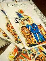 Set de 3 Etiquetas para Regalo y Decoraciones 'Circo Vintage'
