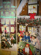 Calendario de Adviento 'Concertina Casas en Navidad' -  84x30 cm