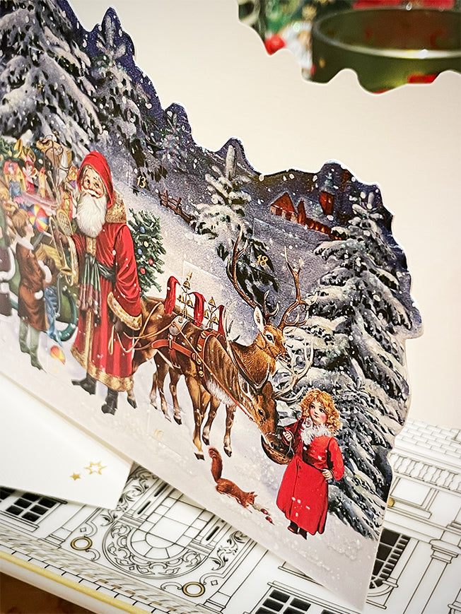 vintage-style-christmas-cards-with-santa-claus