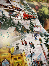 Calendario de Adviento 'Circuito Tren de Navidad' - 38x60 cm