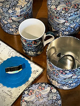 Juego de Taza e Infusor 'Strawberry Thief' - William Morris