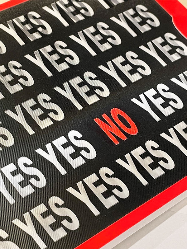 3D Greeting Card 'Yes & No'