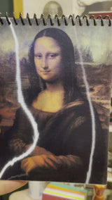 Bloc de Notas 3D 'Mona Lisa de Da Vinci'