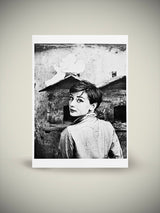 Postal 'Audrey Hepburn' - Philippe Halsman, 1955
