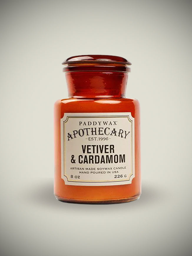 Apothecary Candle 'Vetiver & Cardamom' 8oz