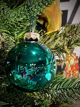 Set de 9 Bolas de Navidad 'Noel' Verdes Ø6 cm