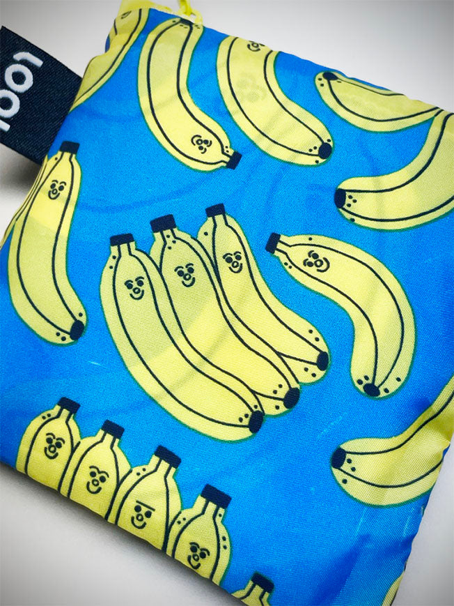 Foldable Recycled Bag 'Bad Bananas' - Tess Smith-Roberts