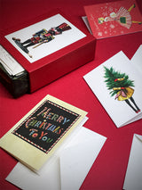 Set 12 Mini Tarjetas 'Christmas Nutcracker’