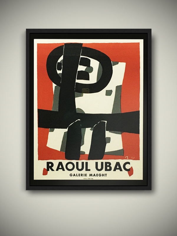Reproducción Cartel 'Ubac Galerie Maeght 1950' 57x72