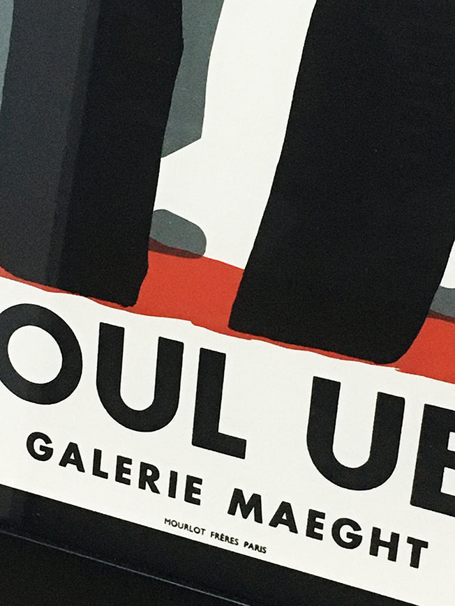 Reproduction Poster 'Ubac Galerie Maeght 1950' -  57x72 cm