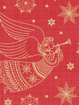 Pack of 20 Paper Napkins 'Christmas Angel' - Red