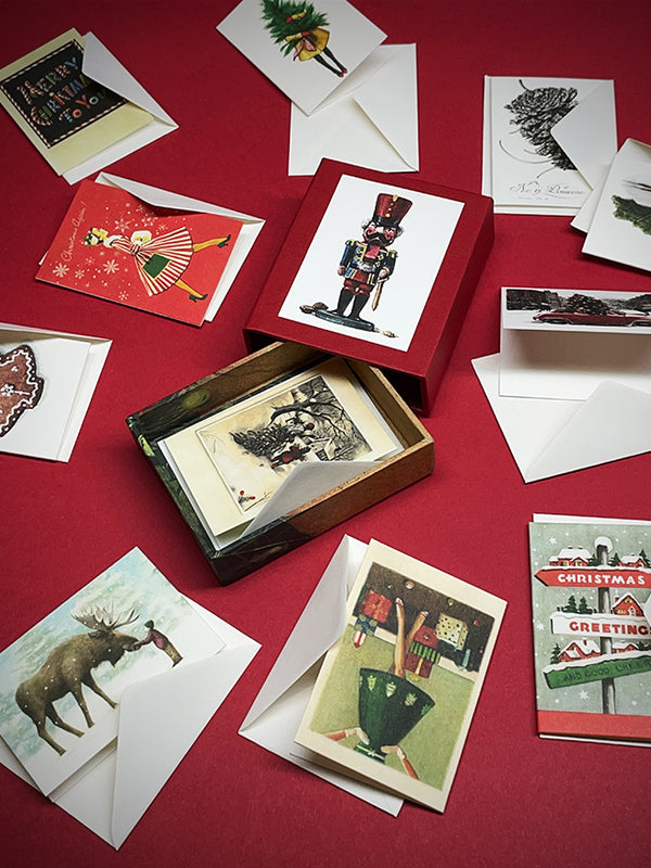 Set of 12 Mini Cards 'Christmas Nutcracker’