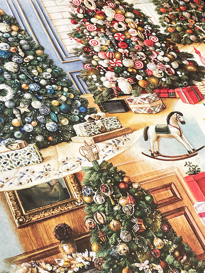 Papel Envoltorio 'The Luckiest Christmas Trees' - 100x70 cm