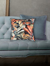 Cushion 'Paradisa' Blue & Red - 45x45 cm