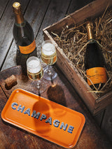 Bandeja Rectangular 'Champagne' Naranja - 32x15 cm