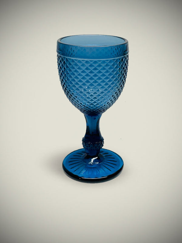 Copa de Cristal Grande 'Toscana' - Azul