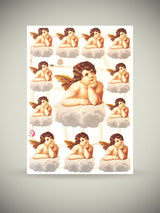 Sheet of German Scrap Reliefs 'Pensive Angel'