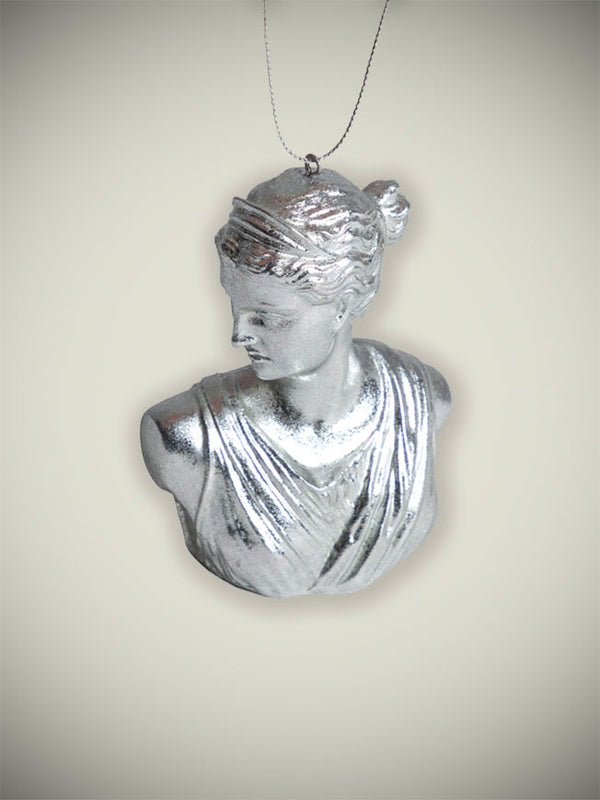 Decoration 'Artemis' Bust - Silver
