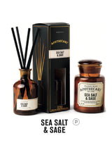 Apothecary Diffuser 'Sea Salt & Sage' 88ml
