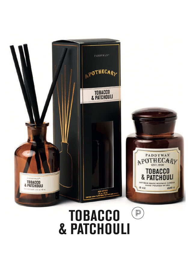 Difusor Apothecary 'Tobacco & Patchouli' 88ml