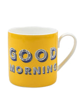 Mug Porcelana 'Good Morning' Amarillo