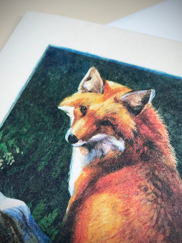 Greeting Card 'Fox in the Forest'