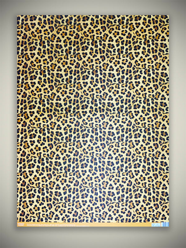 Reversible Wrapping Paper 'Cheetah Tiger Print' - 70x50 cm
