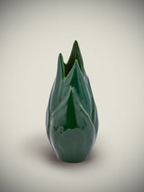 Ceramic Vase 'Leaf' Green - Small