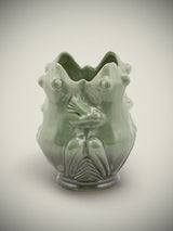 Ceramic Vase 'Frogs' - Small