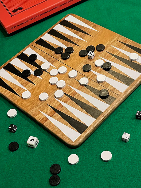 Game of 'Backgammon' in Wood