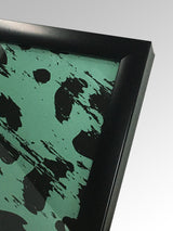 Decorative Framed Print 'Crazy Leopard' - 50x70